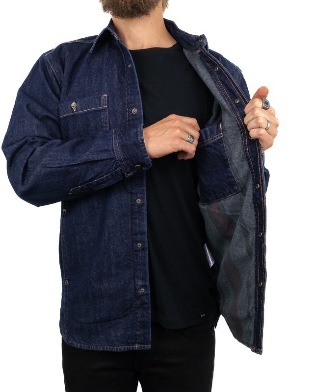 Carhartt Workwear - Jeansskjorta Fodrad - Blå - jhstore.se