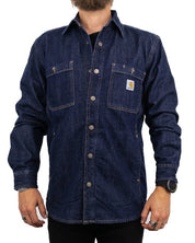 Carhartt Workwear - Jeansskjorta Fodrad - Blå - jhstore.se