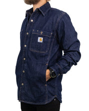 Carhartt Workwear - Jeansskjorta Fodrad - Blå - jhstore.se
