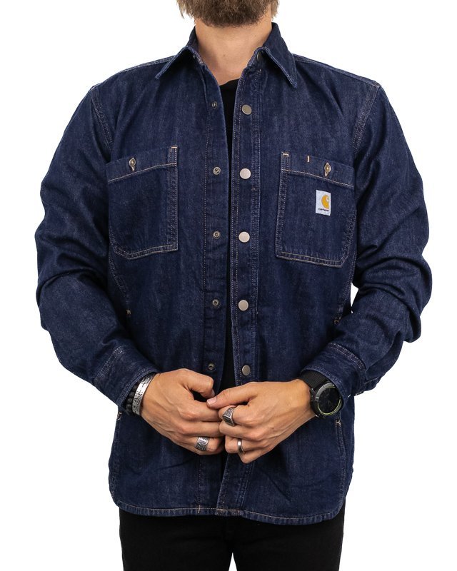 Carhartt Workwear - Jeansskjorta Fodrad - Blå - jhstore.se