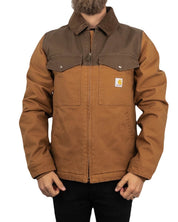 Carhartt Workwear - Montana Fodrad Jacka - Duck Canvas - Brun - jhstore.se