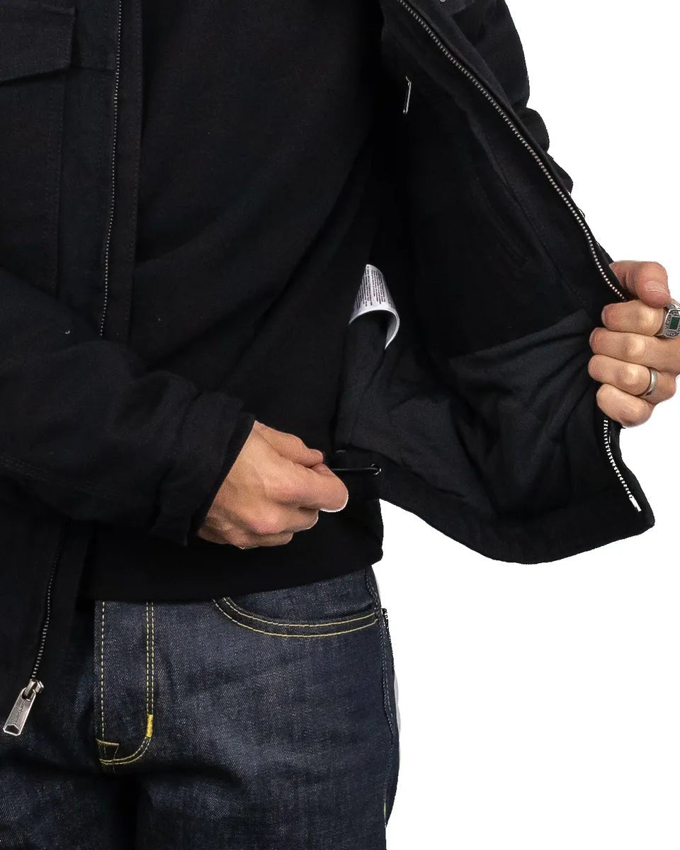 Carhartt Workwear - Montana Fodrad Jacka - Duck Canvas - Svart - jhstore.se