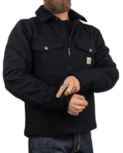 Carhartt Workwear - Montana Fodrad Jacka - Duck Canvas - Svart - jhstore.se