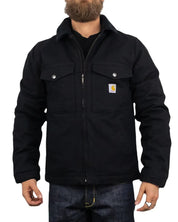 Carhartt Workwear - Montana Fodrad Jacka - Duck Canvas - Svart - jhstore.se