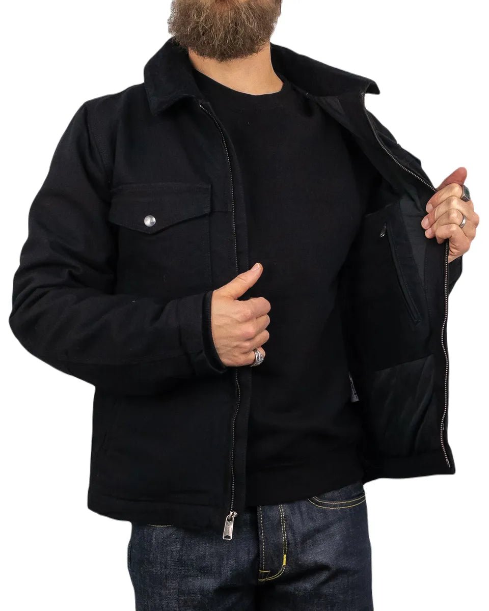 Carhartt Workwear - Montana Fodrad Jacka - Duck Canvas - Svart - jhstore.se