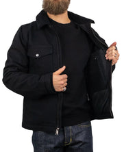 Carhartt Workwear - Montana Fodrad Jacka - Duck Canvas - Svart - jhstore.se