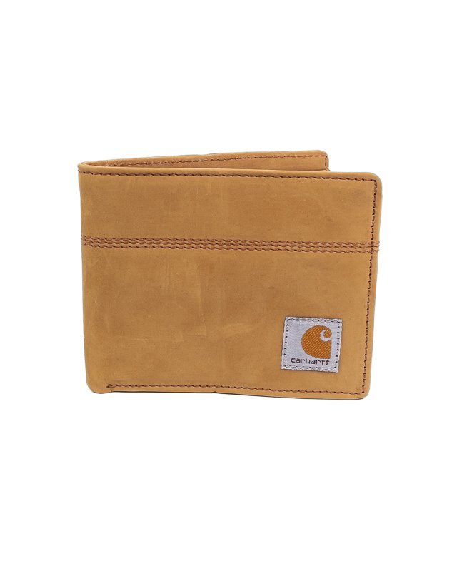 Carhartt Workwear - Saddle bifold Plånbok - Brunt Läder - jhstore.se