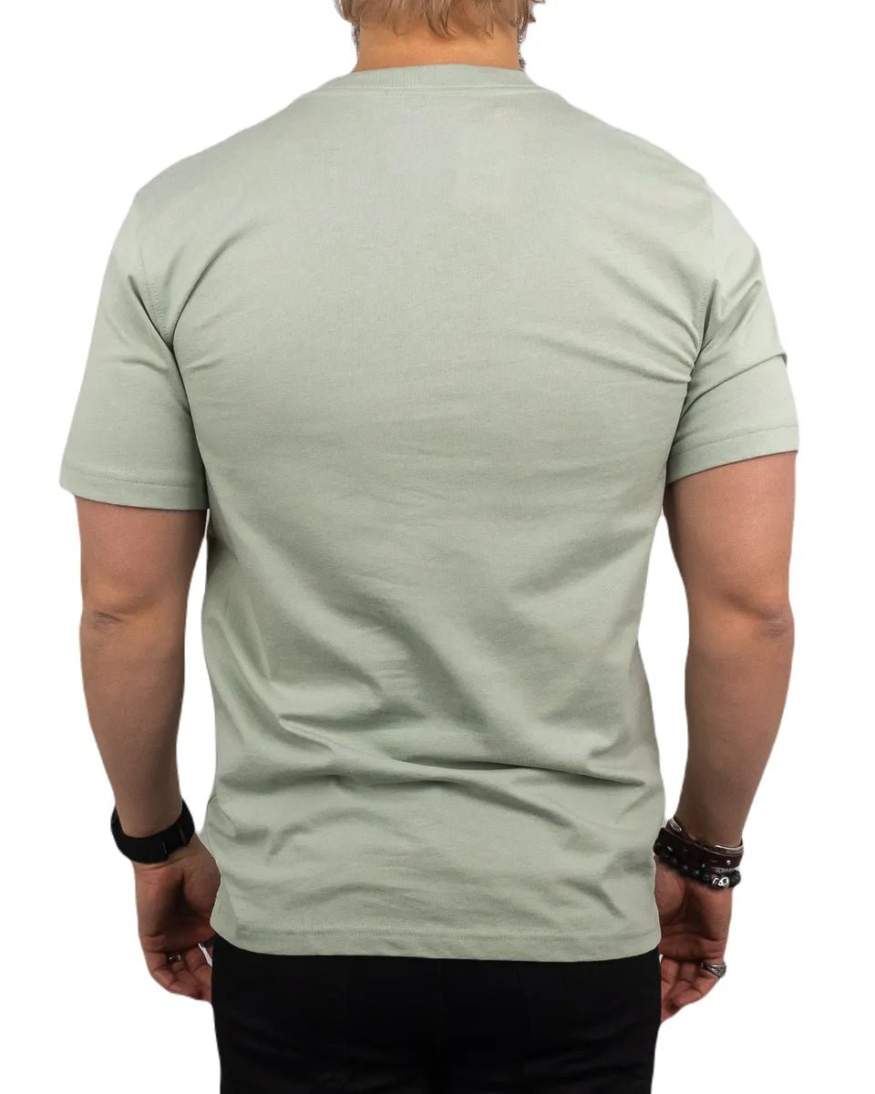 Carhartt - Workwear Script T-Shirt - Patch Logo - Mintgrön - jhstore.se