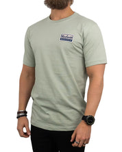 Carhartt - Workwear Script T-Shirt - Patch Logo - Mintgrön - jhstore.se