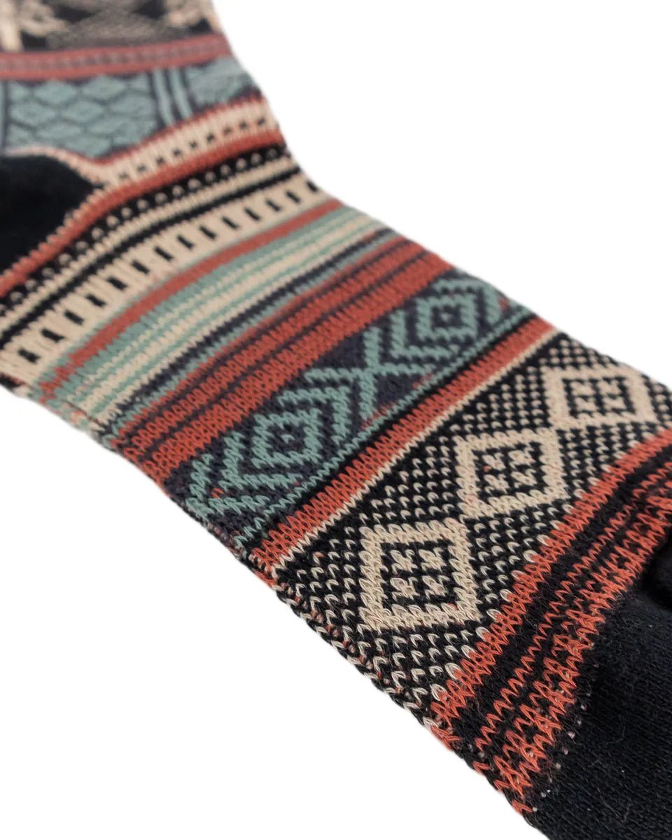 Comfysocks - Fumi - Svart - Mönstrade stumpor - jhstore.se