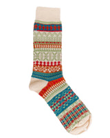 Comfysocks - Maila - Vit - Mönstrade stumpor