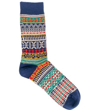 Comfysocks - Malita - Navy - Mönstrade stumpor - jhstore.se