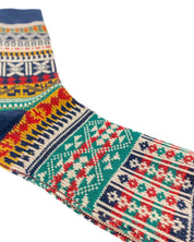 Comfysocks - Malita - Navy - Mönstrade stumpor - jhstore.se