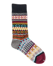 Comfysocks - Molly - Svart Röd - Mönstrade stumpor - jhstore.se
