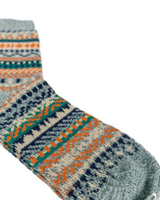 Comfysocks - Kizune - Grå - Mönstrade stumpor