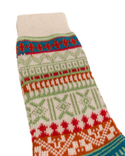 Comfysocks - Maila - Vit - Mönstrade stumpor