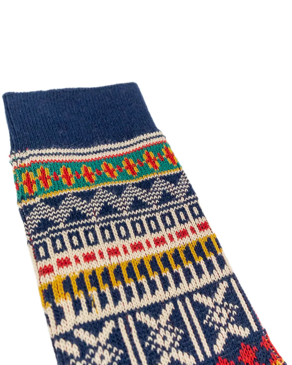 Comfysocks - Malita - Navy - Mönstrade stumpor