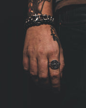 Crafted By Jernhest - Christian Ring 925 Silver - jhstore.se