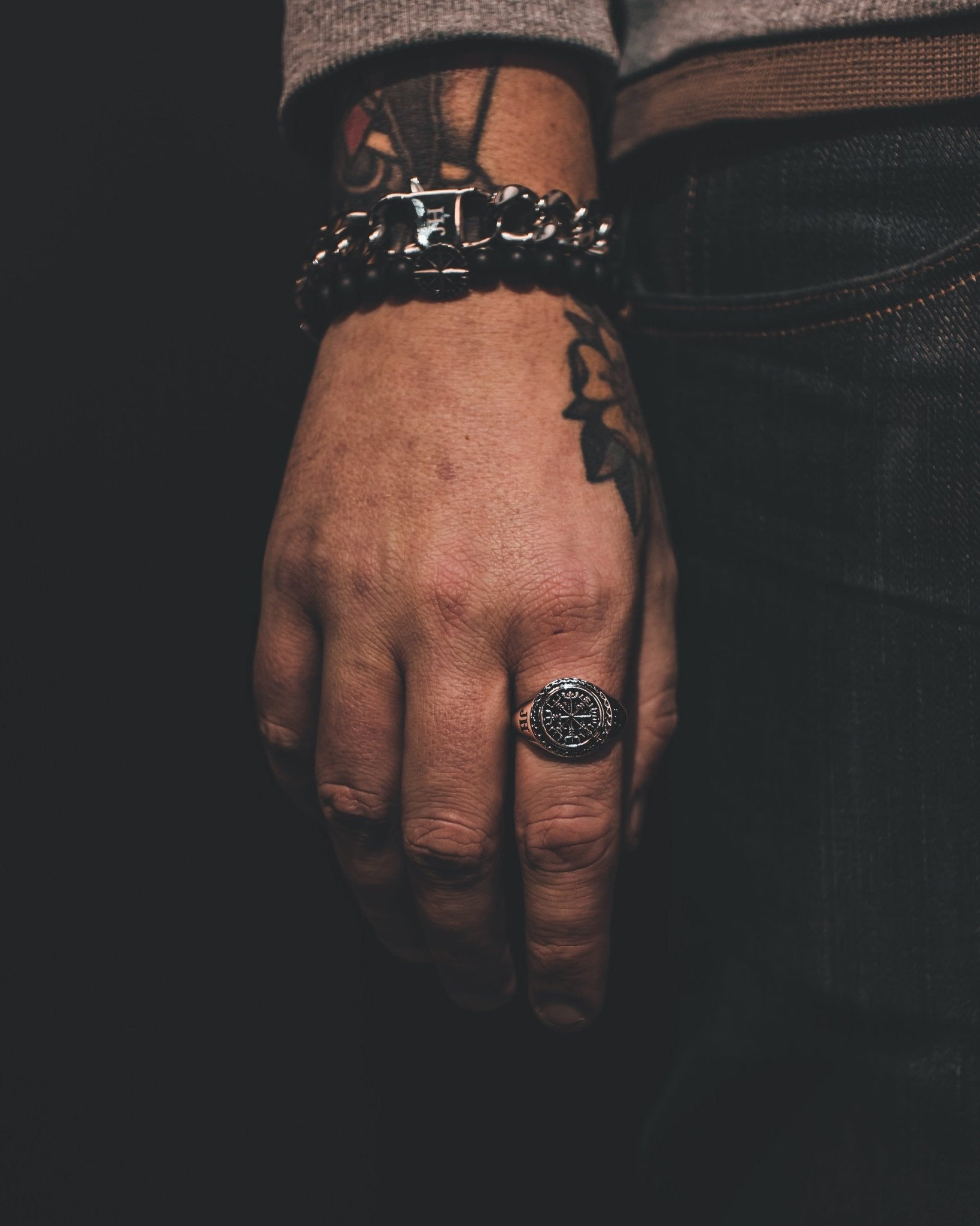 Crafted By Jernhest - Loki Ring 925 Silver - jhstore.se