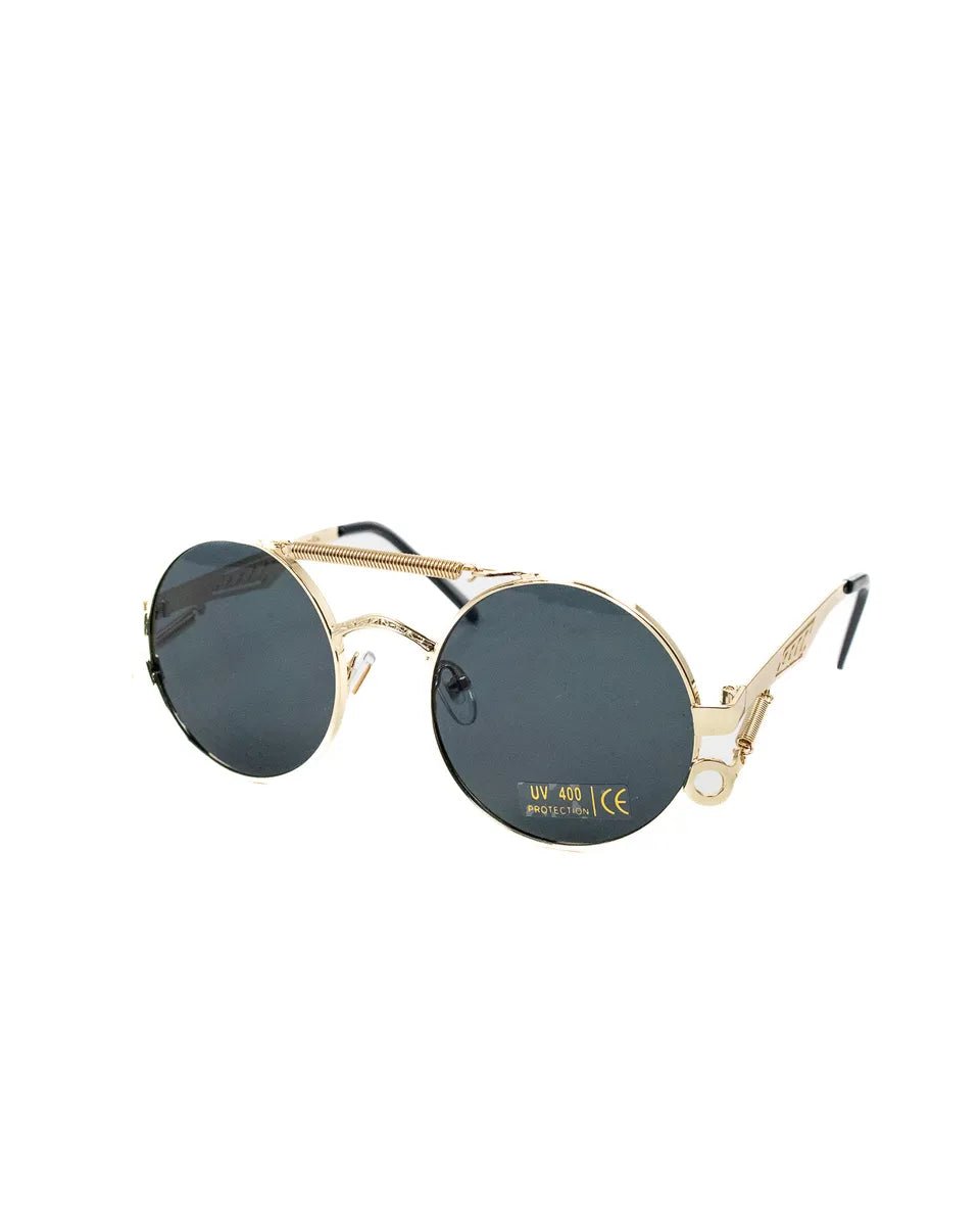 Delirium - Blacka Solglasögon - Guld / Svart - jhstore.se