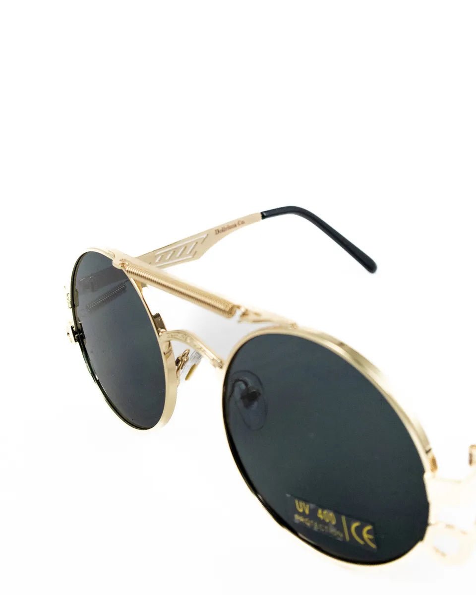 Delirium - Blacka Solglasögon - Guld / Svart - jhstore.se