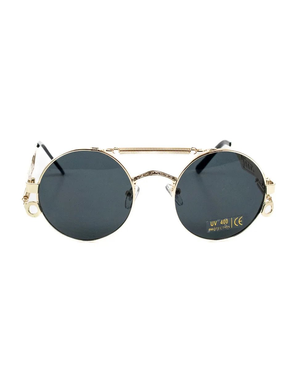 Delirium - Blacka Solglasögon - Guld / Svart - jhstore.se