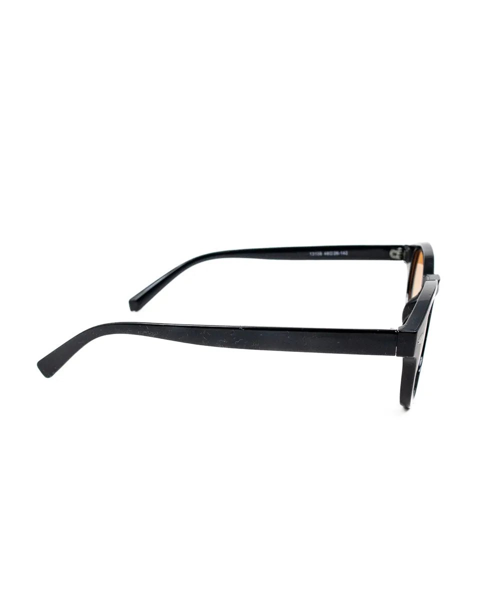 Delirium - Fuzzy Solglasögon - Svart / Orange - jhstore.se