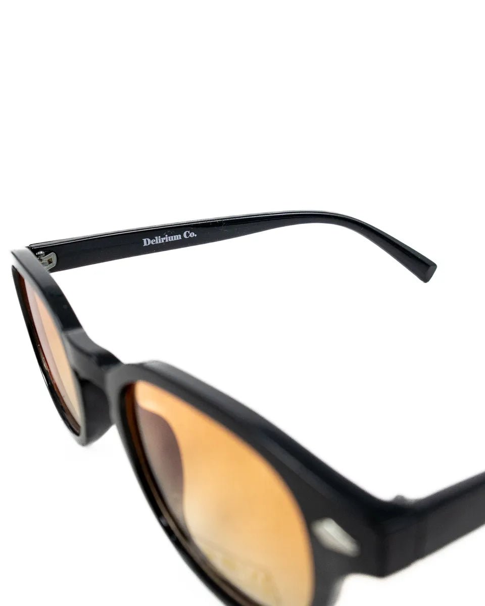 Delirium - Fuzzy Solglasögon - Svart / Orange - jhstore.se