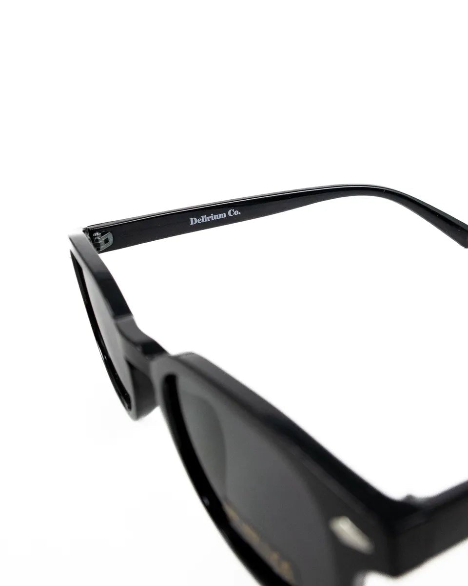 Delirium - Fuzzy Solglasögon - Svart / Svart - jhstore.se
