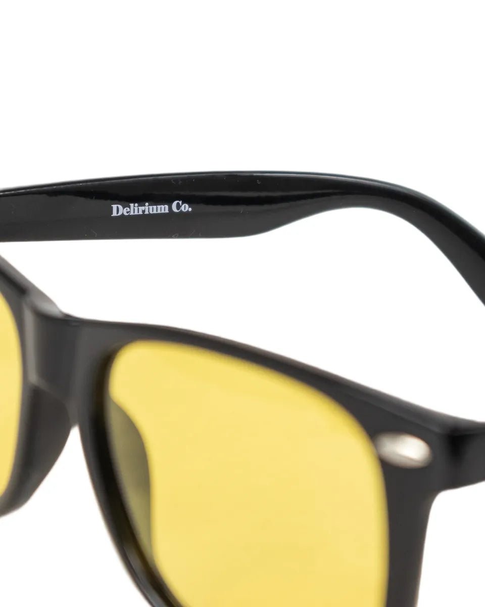 Delirium - Noway Solglasögon - Svart/Gul - jhstore.se