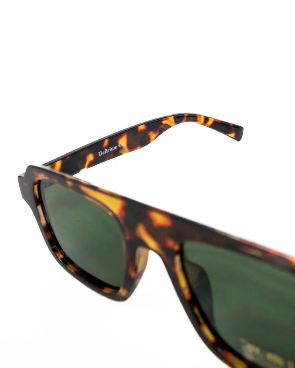 Delirium - Smogged Solglasögon - Tortoise / Grön - jhstore.se