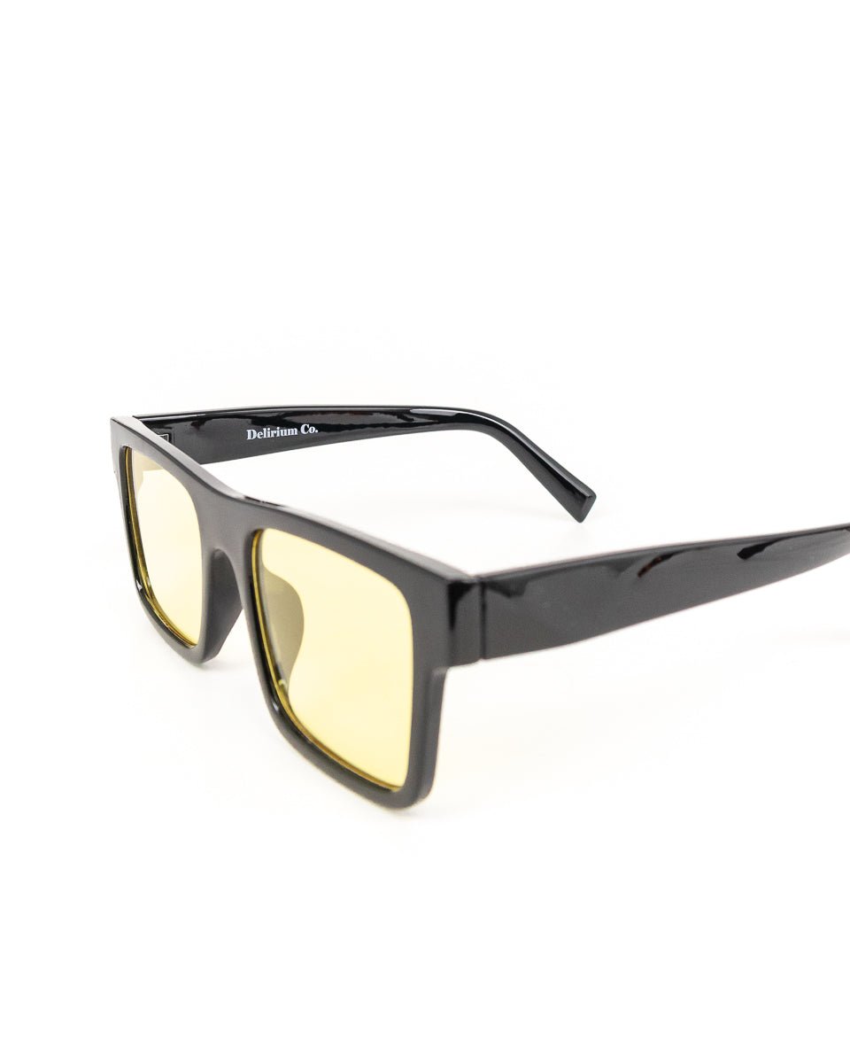 Delirium - Solglasögon Svart/Gul - Kaka - jhstore.se
