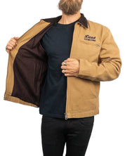 Deus Ex Machina - Canvas Jacka - Address Workwear - Beige - jhstore.se
