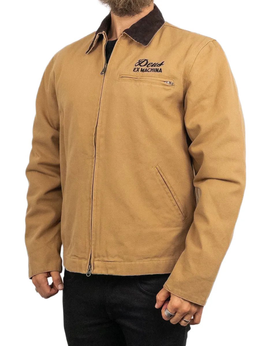 Deus Ex Machina - Canvas Jacka - Address Workwear - Beige - jhstore.se