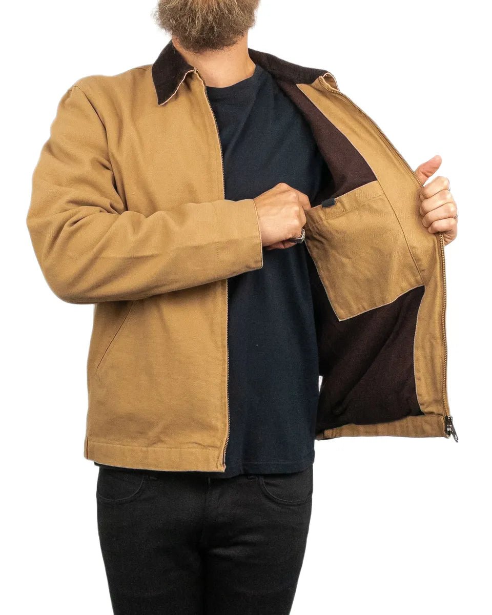 Deus Ex Machina - Canvas Jacka - Address Workwear - Beige - jhstore.se