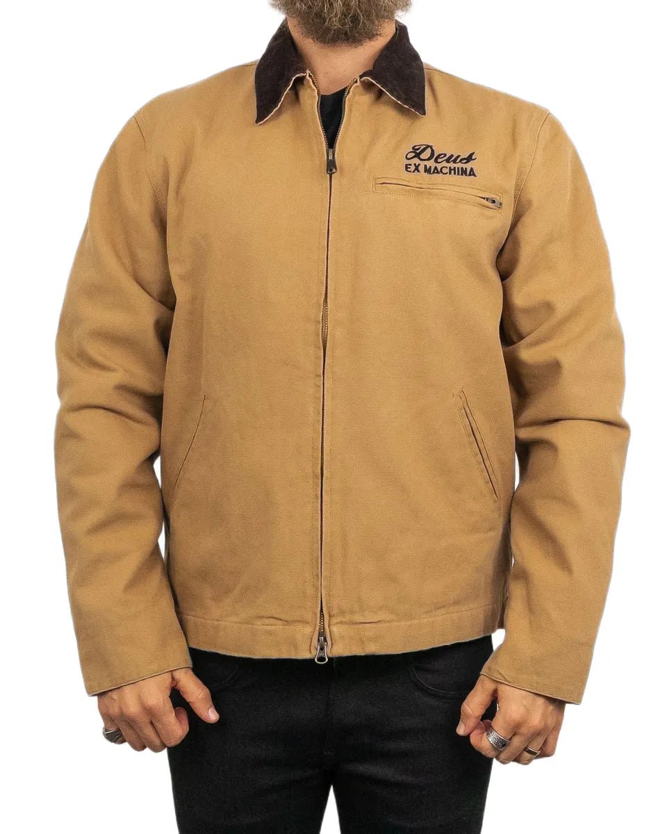 Deus Ex Machina - Canvas Jacka - Address Workwear - Beige - jhstore.se
