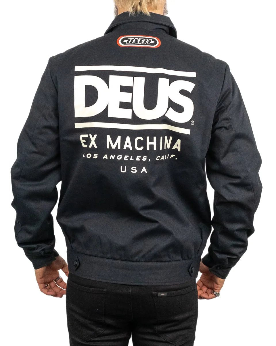 Deus Ex Machina Canvas Jacket - Marnus Team Black - JH Store Deus Ex Machina Canvas Jacket - Marnus Team Black - JH Store