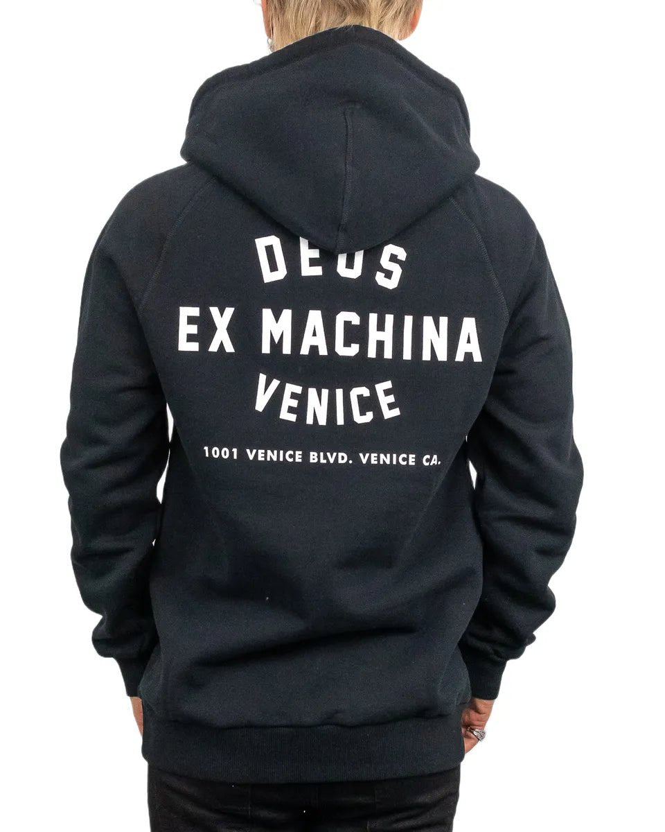 Deus Ex Machina - Hoodie - Venice Adress - Svart - jhstore.se