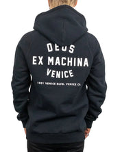 Deus Ex Machina - Hoodie - Venice Adress - Svart - jhstore.se