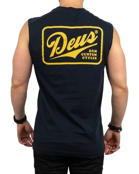 Deus Ex Machina - Linne med Ryggtryck - Phase Muscle - Svart - jhstore.se