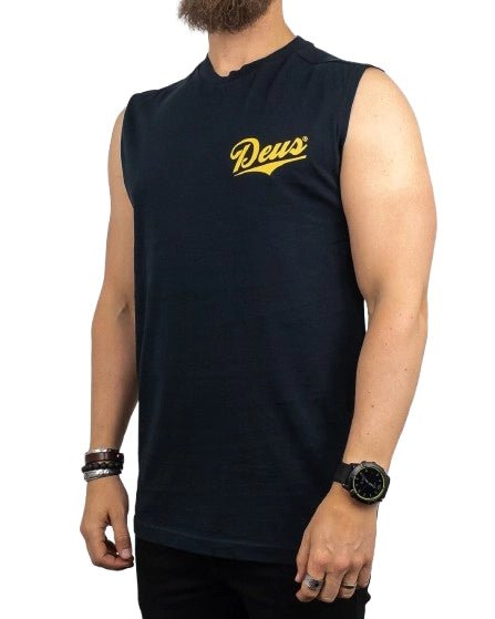 Deus Ex Machina - Linne med Ryggtryck - Phase Muscle - Svart - jhstore.se