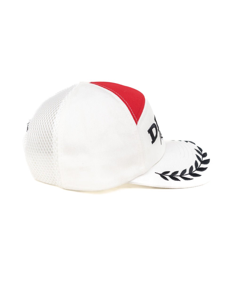 Deus Ex Machina - Racingkeps Vit/Röd - Flagstuff - jhstore.se