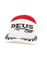 Deus Ex Machina - Racing Cap White/Red - Flagstuff