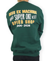Deus Ex Machina - Sweatshirt - Chessboxin Crew - Grön