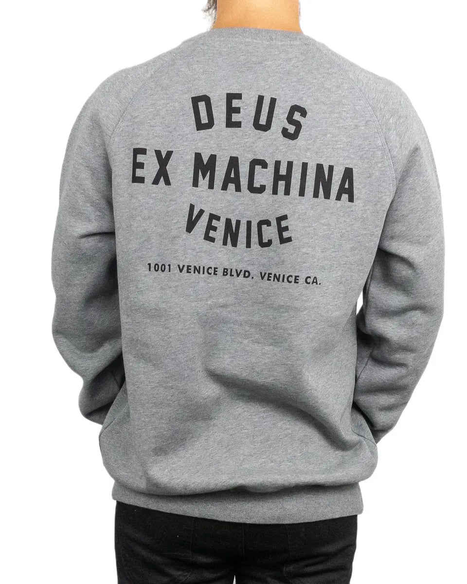 Deus Ex Machina - Sweatshirt - Venice Adress - Grå - jhstore.se