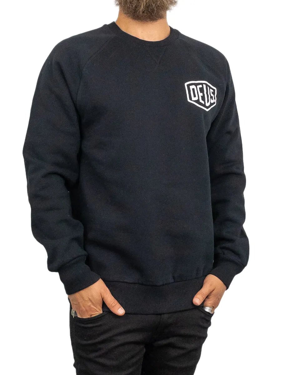 Deus Ex Machina - Sweatshirt - Venice Adress - Svart - jhstore.se