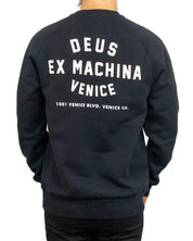 Deus Ex Machina - Sweatshirt - Venice Adress - Svart - jhstore.se