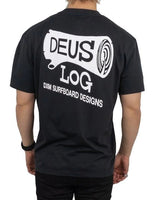 Deus Ex Machina - T-Shirt med Ryggtryck - Log Print - Svart