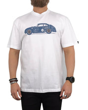 Deus Ex Machina - T-Shirt - Porsche 356 - Vit - jhstore.se