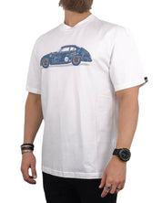 Deus Ex Machina - T-Shirt - Porsche 356 - Vit - jhstore.se